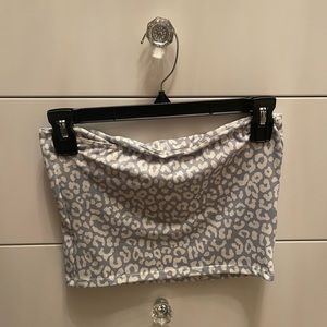 comfy cute cheetah tube top